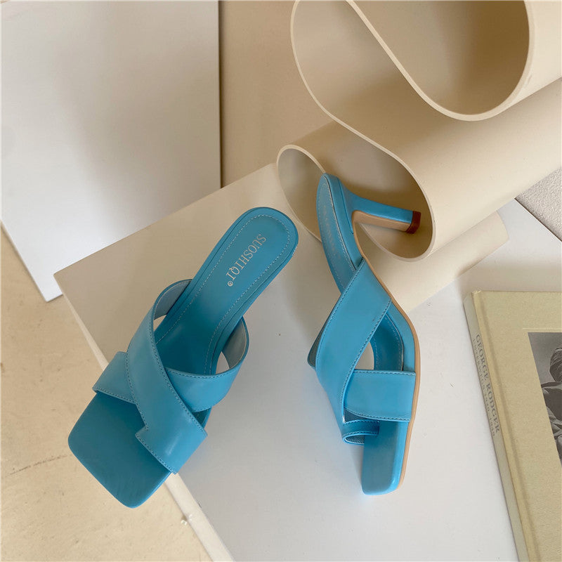 Crisscross Strap Beach Sandals