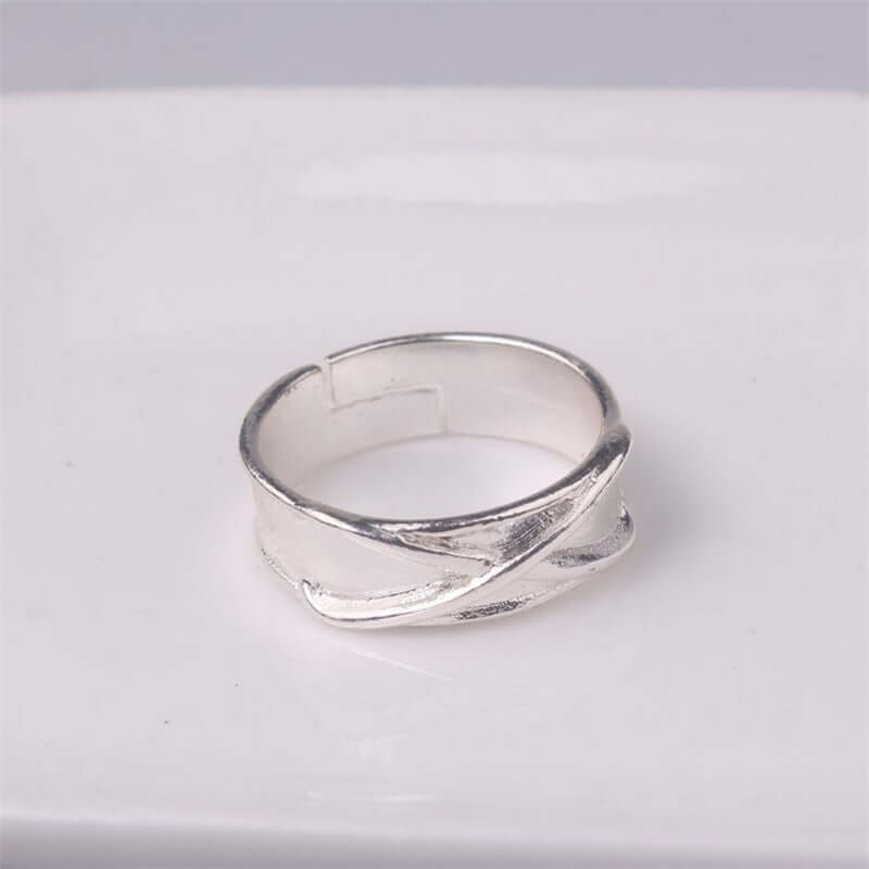 Geometric Brass Ring