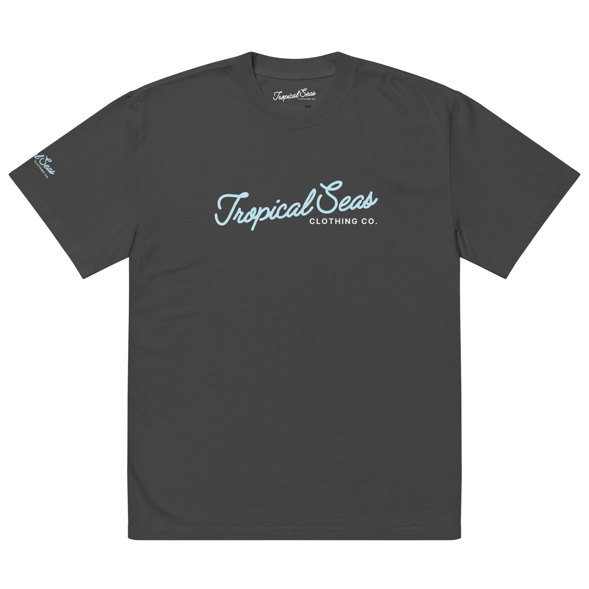 Oversized Tropical Graphic T-Shirt