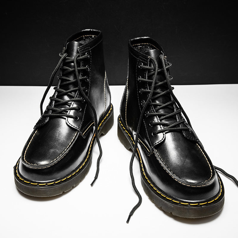 Men's Cowhide Combat Boots