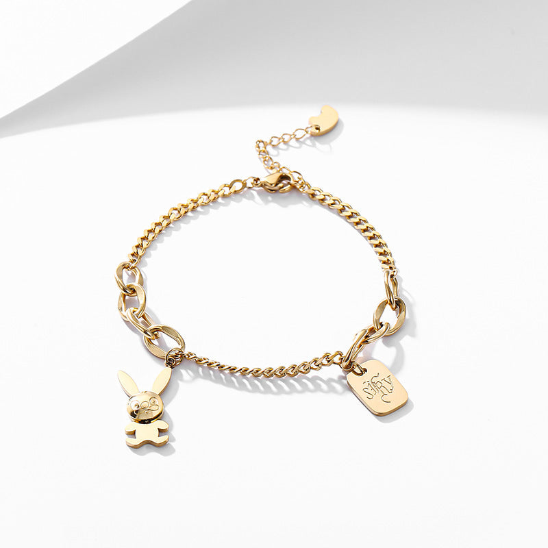 Titanium Steel Bracelet Set