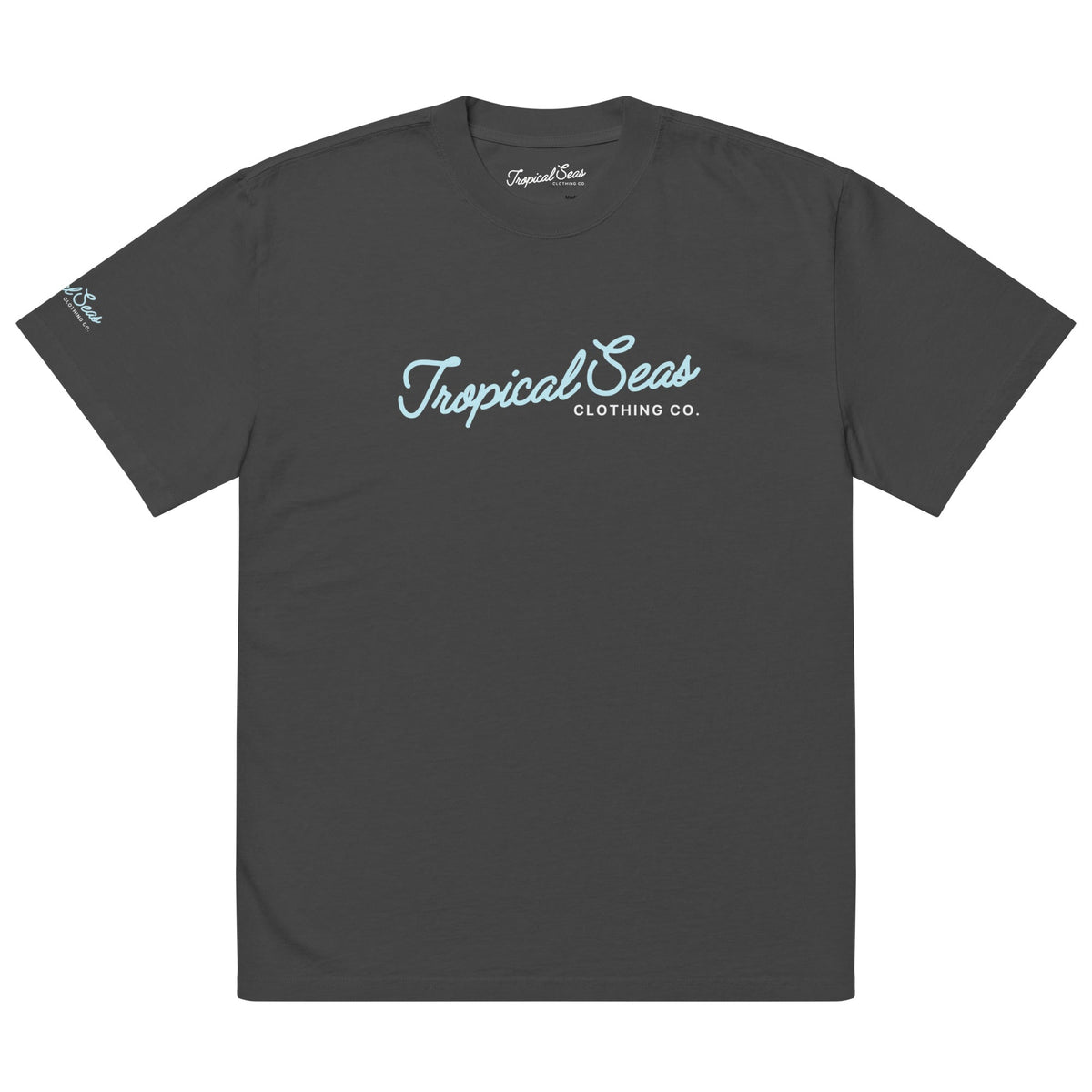 Oversized Tropical Graphic T-Shirt