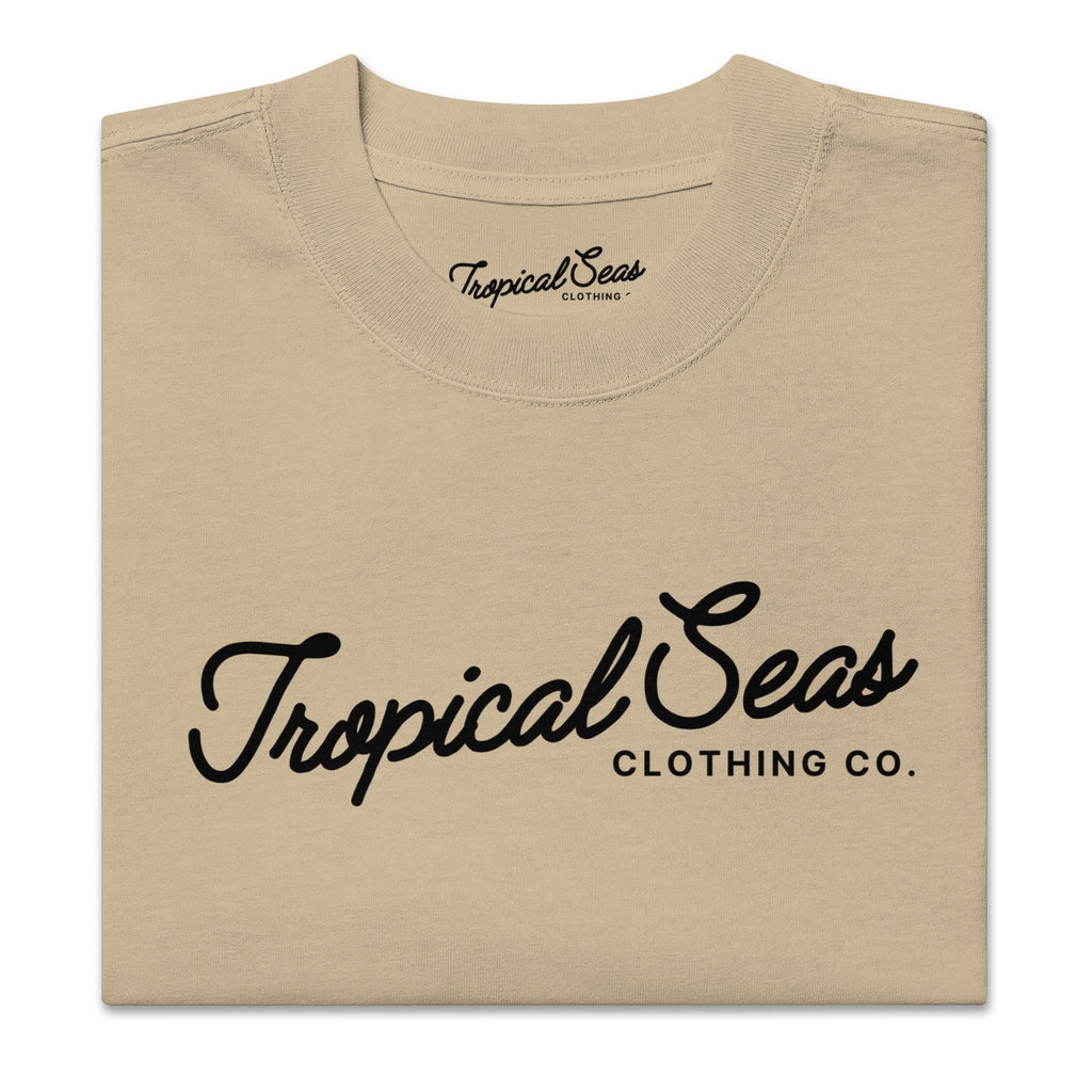 Oversized Tropical Graphic T-Shirt
