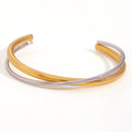 Gold-Plated Cross Bracelet
