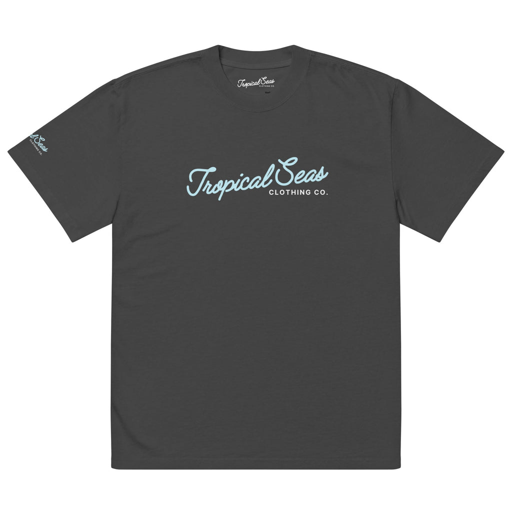 Oversized Tropical Graphic T-Shirt