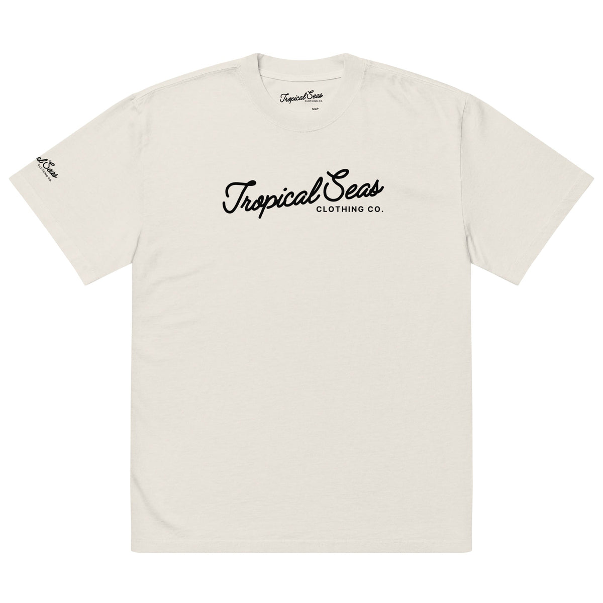 Oversized Tropical Graphic T-Shirt
