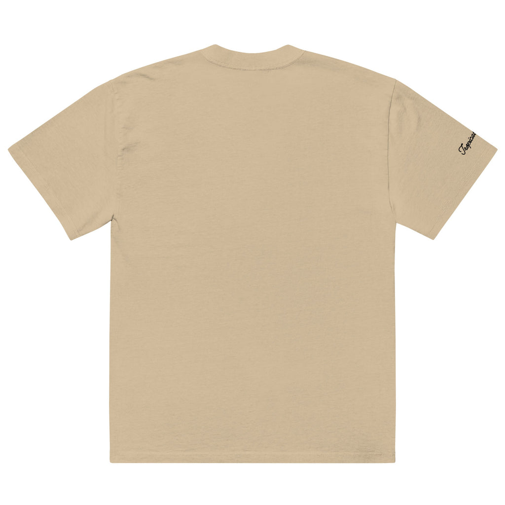 Oversized Tropical Graphic T-Shirt