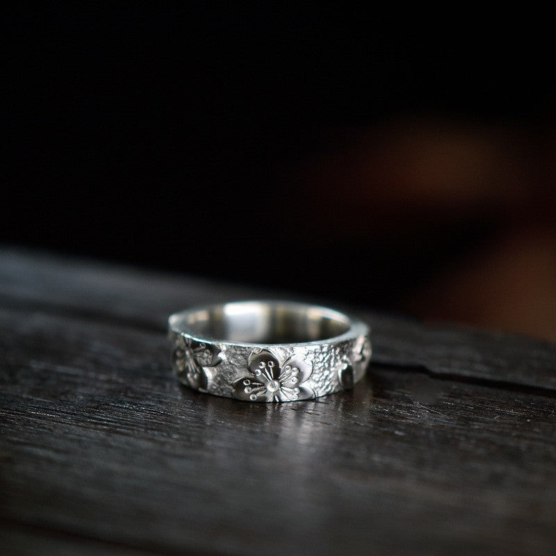 Sterling Silver Retro Ring
