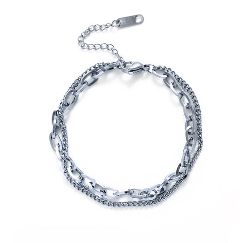 Classic Chain Bracelet in Gold or Silver