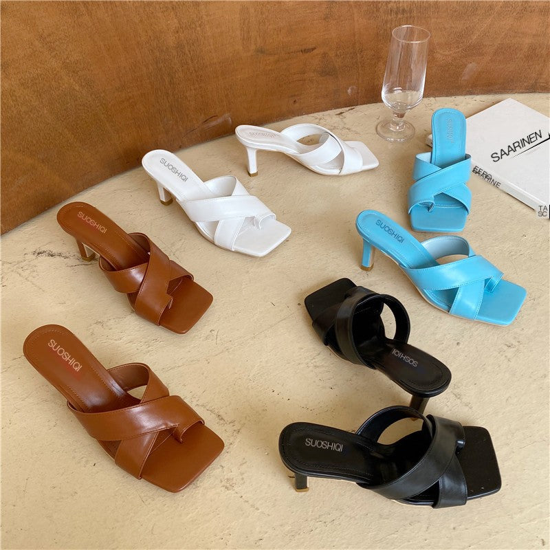 Crisscross Strap Beach Sandals
