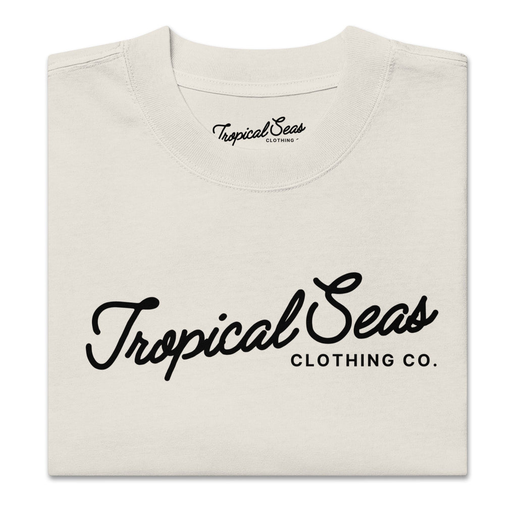 Oversized Tropical Graphic T-Shirt