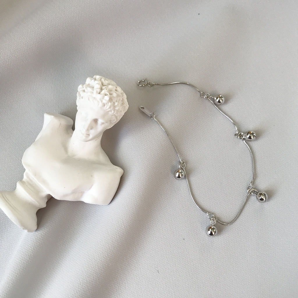 Sterling Silver Beaded Bracelet