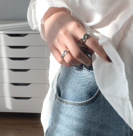 Wide Rhombus Band Ring
