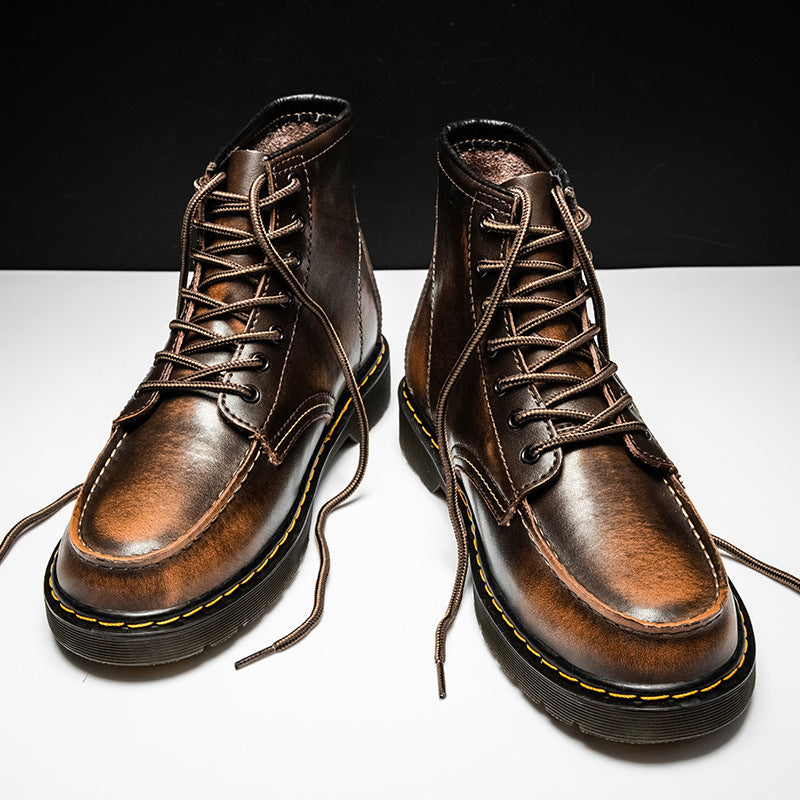 Men's Cowhide Combat Boots