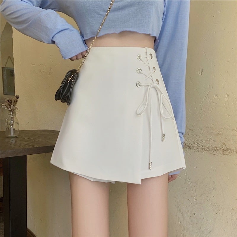 High-Waist A-Line Skirt