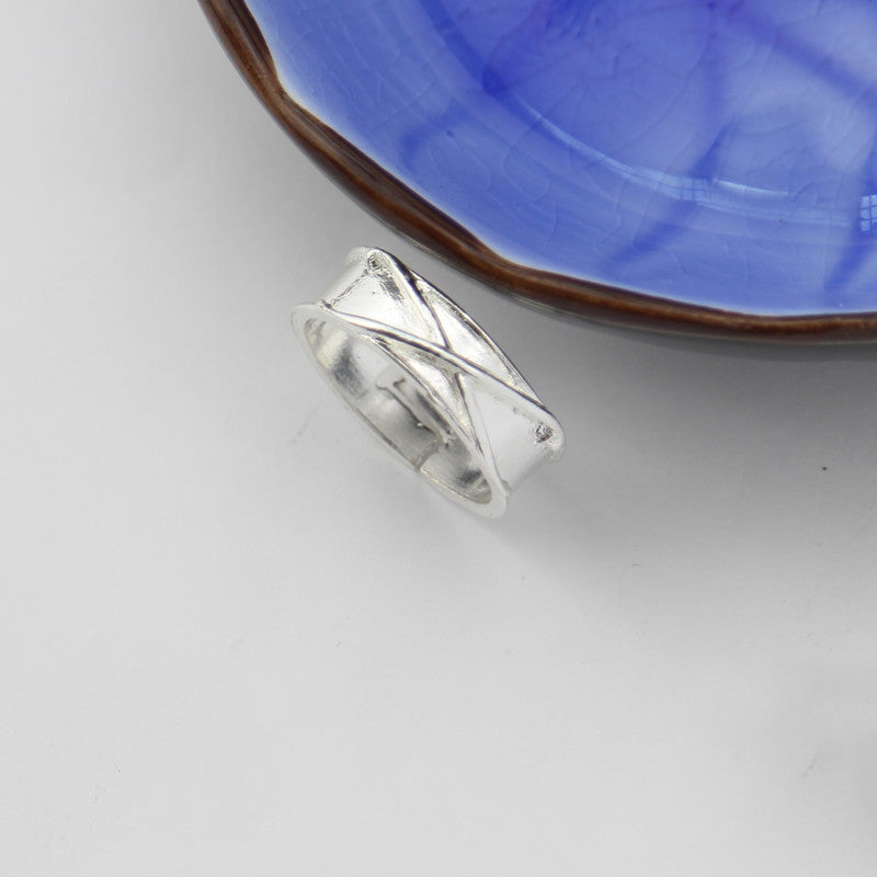 Geometric Brass Ring