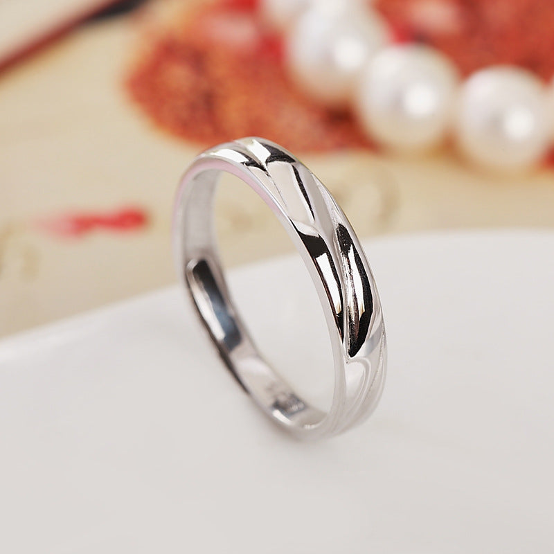 Sterling Silver Couple Ring