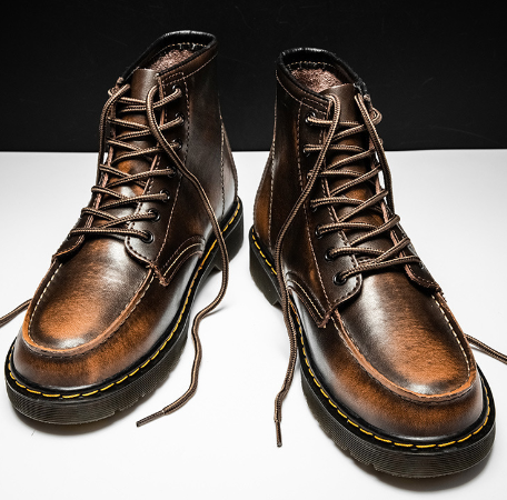 Men's Cowhide Combat Boots