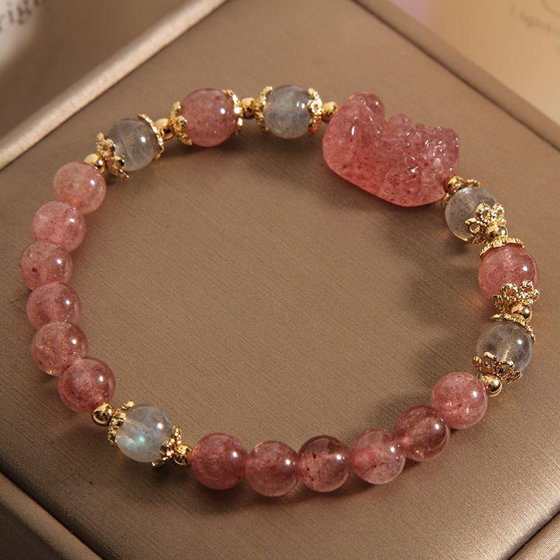 Strawberry Crystal Bracelet
