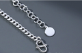 Vintage Thai-style silver bracelet, front view showing textured detailing