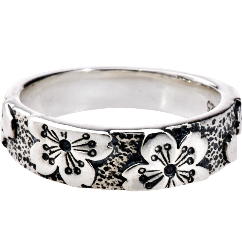 Sterling Silver Retro Ring