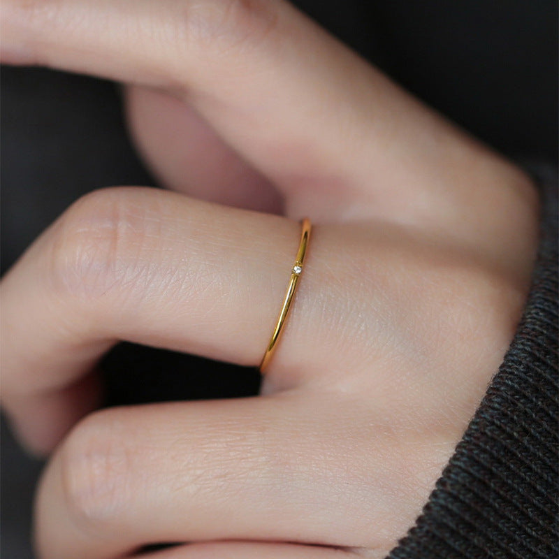 Cubic Zirconia Engagement Ring