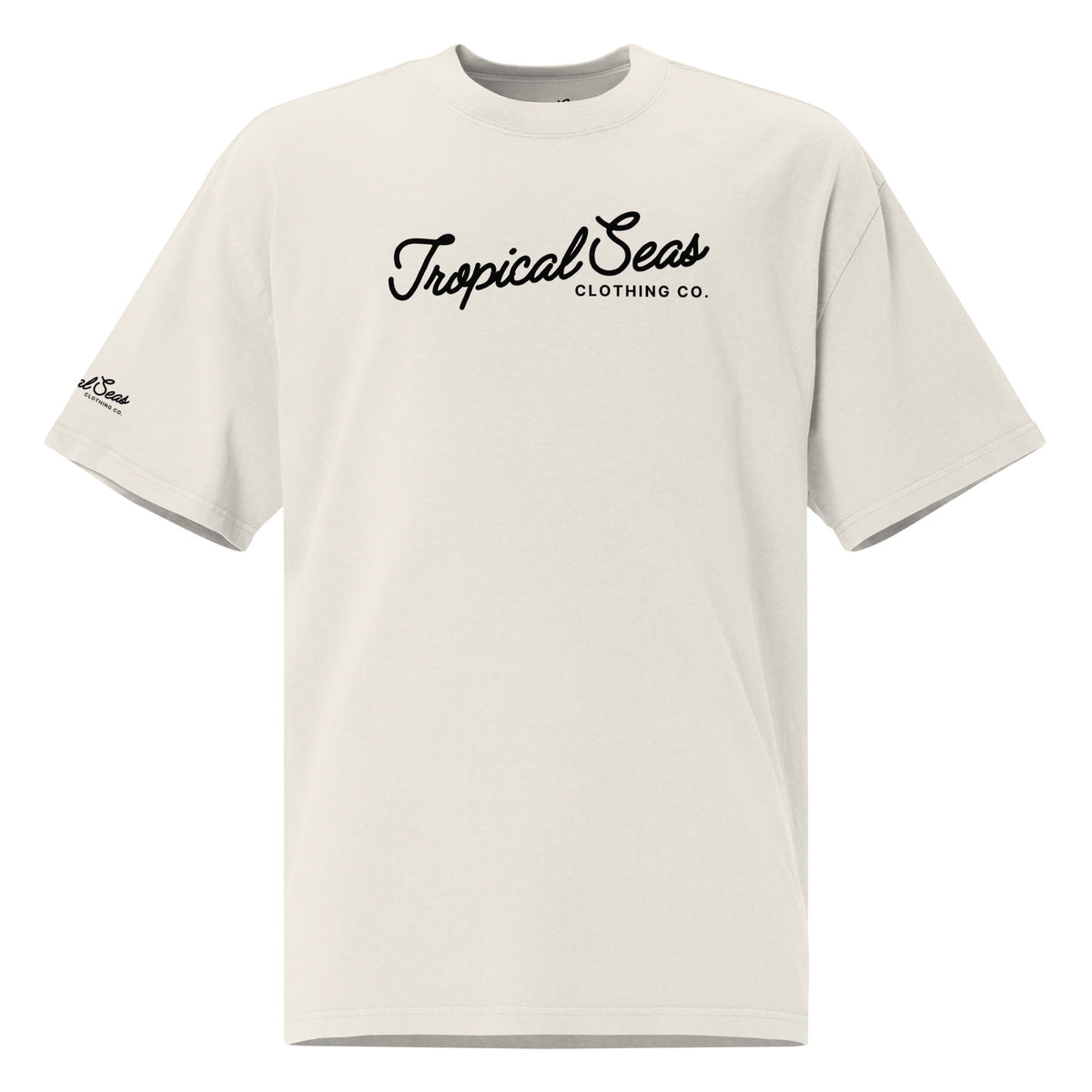 Oversized Tropical Graphic T-Shirt